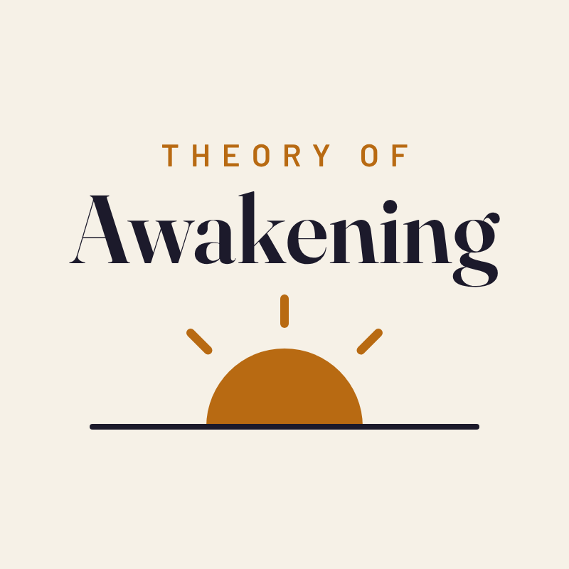 Theory of Awakening logo, a rising sun